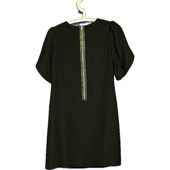 Cynthia Steffe Black Tulip Sleeve Shift Dress Sz 0 - Picture 3 of 6